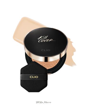 CLIO Matte Finish Coverage Cushion Clio Kill Cover Fixer Cushion+Refill SPF50+/PA+++ (05/Sand)