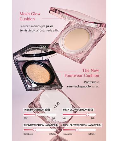 CLIO Intense Moisture and Shine Cushion Kill Cover Mesh Glow Cushion Refill Spf50 Pa (3 LINEN) - Buy Online on GoSupps.com