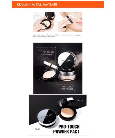 Missha Pro-Touch Powder Pact SPF25/PA++ (No.23) Compact Powder That Makes Your Skin Look Bright and Smooth - Buy Online on GoSupps.com