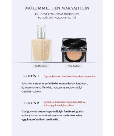 CLIO Intensive Coverage Foundation Kill Cover Foundation Spf30 Pa (2 LINGERIE) - Buy Online on GoSupps.com