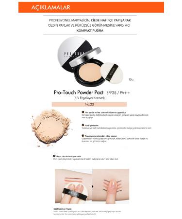 Missha Pro-Touch Powder Pact SPF25/PA++ (No.23) Compact Powder That Makes Your Skin Look Bright and Smooth - Buy Online on GoSupps.com