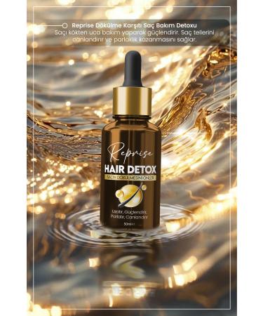 REPRISE Natural Hair Loss Prevention Hair Care Serum Anti-Dandruff and Breakage Repair Cleansing Hair Detox - Buy Online on GoSupps.com