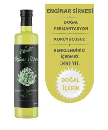 HAND MADE From Fethiye Natural Fermented Additive-Free and Organic Artichoke Vinegar 500ml