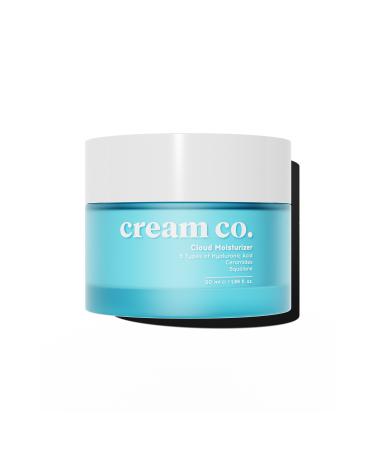 Cream Co. Moisturizer | Water-Based Moisturizing Face Cream Soothing Barrier Repair | All Skin Types