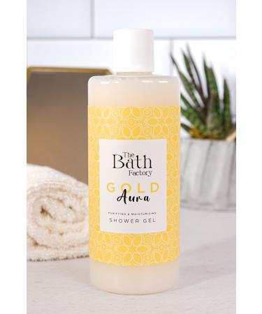 THE BATH FACTORY Gold Aura Moisturizing and Nourishing Mystical Scented Shower Gel 400 ml - Buy Online on GoSupps.com