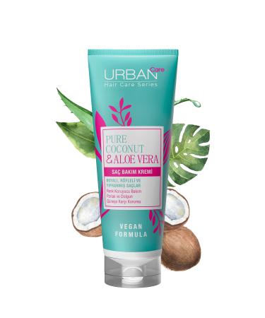 Urban Care Pure Coconut&aloe Vera Color Protecting Hair Care Cream for Dyed Hair-250ml-vegan - Buy Online on GoSupps.com
