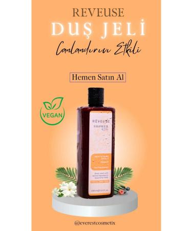 Reveuse Dermocosmetic Revitalizing Revitalizing Effect Tea Tree Extract Vitamin E Shower Gel 400ml - Buy Online on GoSupps.com