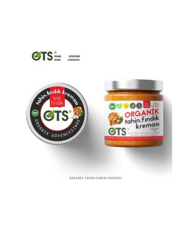 OTS Organic Tahini Hazelnut Cream - Buy Online on GoSupps.com