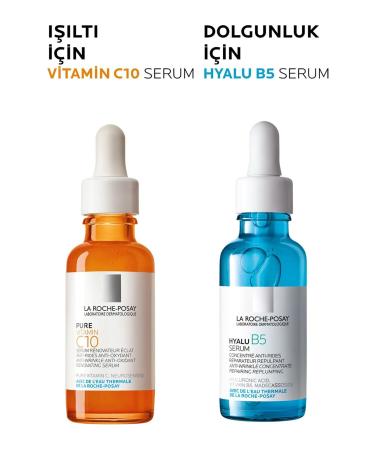 La Roche Posay Pure Vitamin C10- Vitamin C Brightening Serum- 30ml - Buy Online on GoSupps.com
