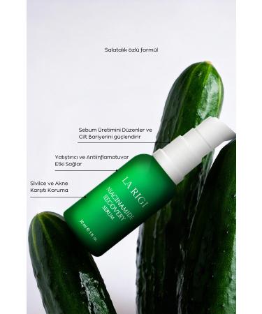 La Rigi Niacinamide Acne Blackheads and Stains Cucumber Essence Care Serum 30 ml - Buy Online on GoSupps.com
