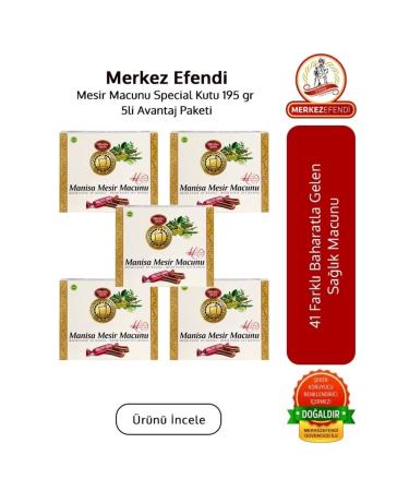 SN-M MERKEZEFENDI Mesir Paste Special Box 195 Gr 5 Pcs Advantage Package