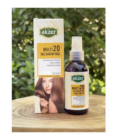 Akzer Multi-20 Hair Care Oil 150ml - Buy Online on GoSupps.com