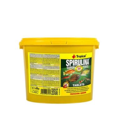 Tropical Spirulina Super Forte Tablet Intensive Spirulina Content Tablet Fish Food 2 Kg 4500 Tablets