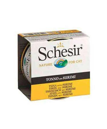 Schesir Tuna and Surimi Jelly Canned Cat Food 85 gr