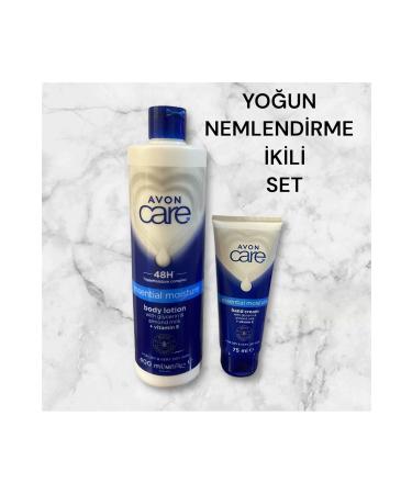 Avon ESSENTIAL MOISTURE INTENSIVE MOISTURIZING BODY LOTION AND HAND CREAM
