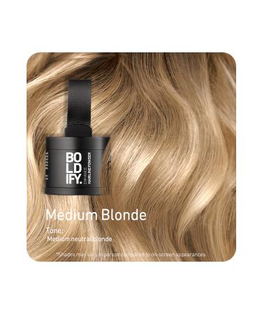 Boldify Hair Powder Medium Blonde (MEDIUM BLONDE) Volumizing Topical Powder - Buy Online on GoSupps.com