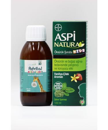 estellife Multivitamin Advital Aspi Natura Herbal Cough Syrup with L-Arginine