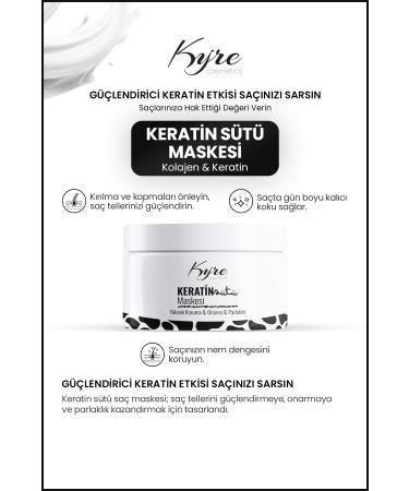 Kyre Protective Repair Keratin Milk & Collagen Hair Mask for Damaged Hair - Buy Online on GoSupps.com