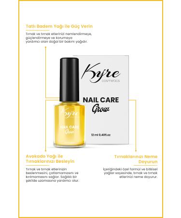 Kyre Nail Care Oil - Almond Oil | Tea Tree Extract | Jojoba Oil - 12 ML - Buy Online on GoSupps.com