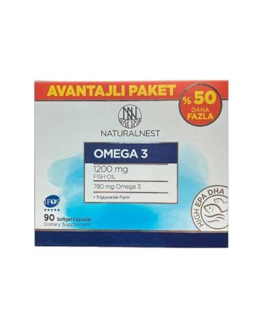 Natural Nest Omega3 Fish Oil 90 Capsules