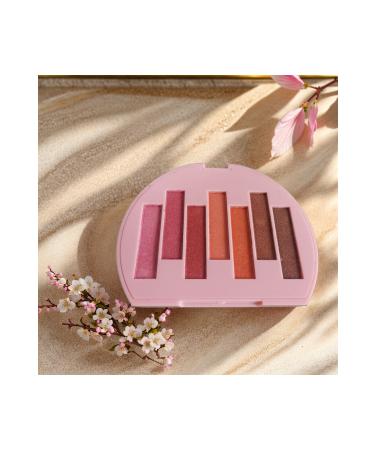 beautycity beauty city 7-pack Eyeshadow Palette - MINERAL GLOWY highlighting powder