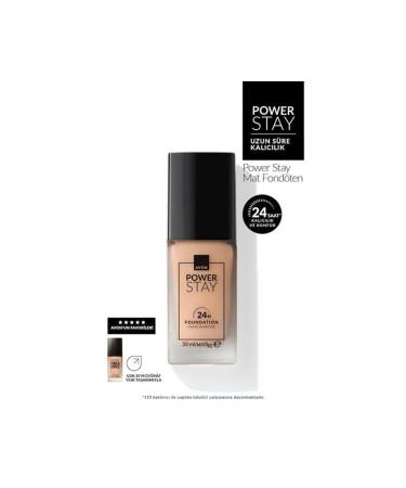 Avon Power Stay Matte Foundation 30ml. 130n Alabaster