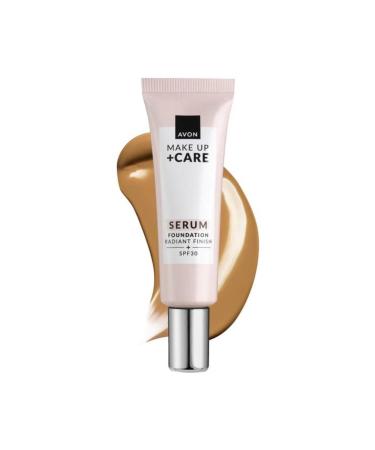 Avon Make Up Care 3 in 1 Serum Foundation 30ml. 435n Warm Deep Tan