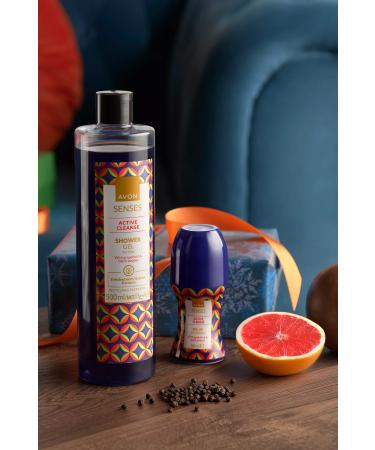 Avon Active Cleanse Grapefruit and Black Pepper Scented Men's Roll On 50 Ml. - Buy Online on GoSupps.com