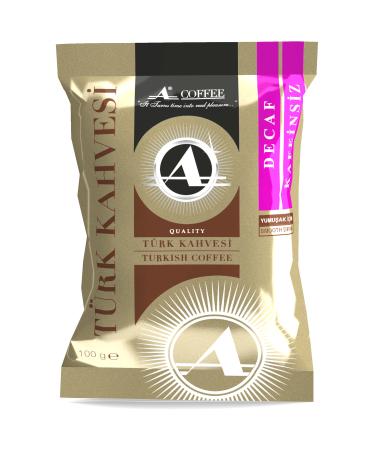A Coffee Decaffeinated Turkish Coffee BIO Soft Drink 100 gr X 5 Pieces SET OF 5 - Buy Online on GoSupps.com
