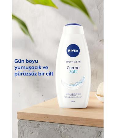 NIVEA Creamy Touch Shower Gel That Makes Skin Soft and Smooth-Feeling - 750ml eleg.1809 - Buy Online on GoSupps.com
