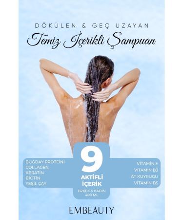 Embeauty Collagen and Keratin Anti-Hair Loss Fast Hair Growth Plumping Repairing Nourishing Shampoo - Buy Online on GoSupps.com