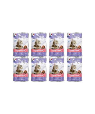 Plaisir 100gr Pouch Salmon And Cod Salmon Cod Meat 8pcs Cat Food