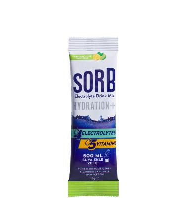SORB - Electrolyte Drink Mix - Electrolyte Vitamin And Mineral - Lemon Lime - Contains 10 Stick Sachets. - Buy Online on GoSupps.com