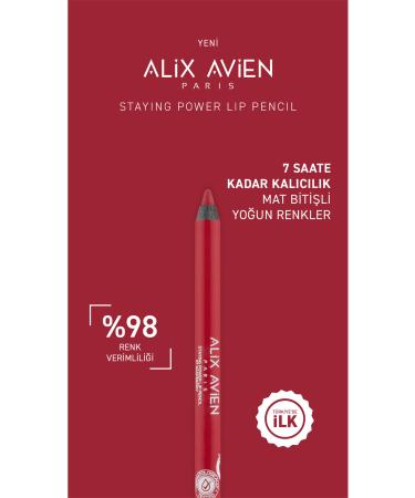 Alix Avien Long-Lasting Waterproof Lip Pencil - Staying Power Lip Pencil 57 Rasberry - Buy Online on GoSupps.com