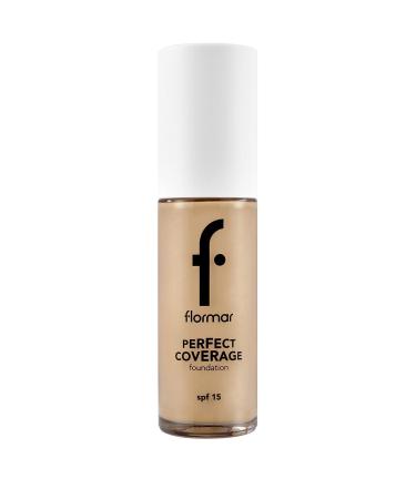 Flormar Perfect Coverage Foundation Time to Pamper Yourself 121 Golden Natural NTRLB392 - Buy Online on GoSupps.com