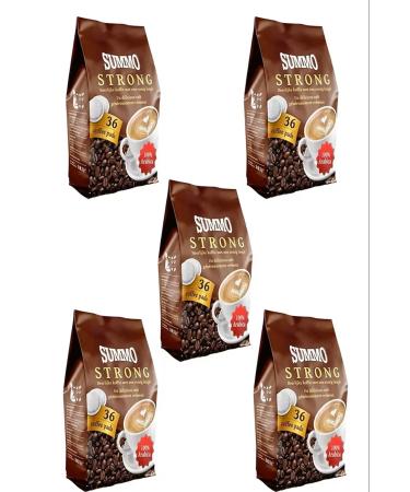 SUMMO Strong 180 Pcs Advantage Pack (36x5) Senseo Pod Coffee Capsule