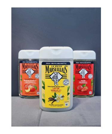 Johnson & Johnson LE PETIT MARSEILIAIS SHOWER GEL BIO ORGANIC WHITE PEACH & ORGANIC NECTARINE 250ML - Buy Online on GoSupps.com