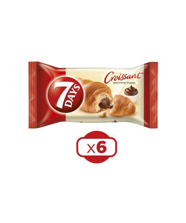 7DAYS Cocoa Cream Filled Croissant 60 gr x 6 Pieces
