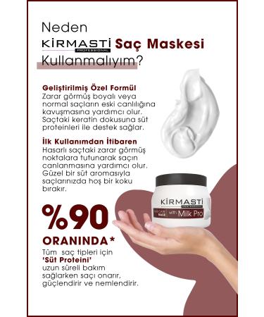 Milk Pro Milk Hair Care Mask for Intensive Moisturizing and Repairing 500ml (Milk Protein) - Buy Online on GoSupps.com