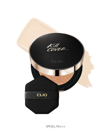 CLIO Matte Finish Covering Cushion Clio Kill Cover Fixer Cushion+Refill SPF50+/PA+++ (03/Linen)