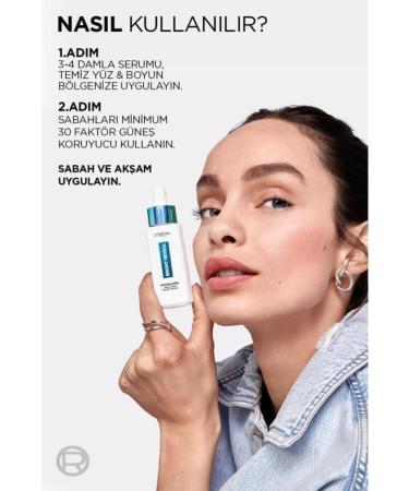 L'Oreal Paris Bright Reveal Dark Spot Anti Serum 7.5% niacinamide 30ml + Loreal Paris Transparent Bag - Buy Online on GoSupps.com