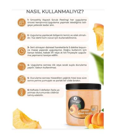 Smoothly Peeling Moisturizing Revitalizing Hand Foot and Body Peeling Apricot Flavored 800ml - Buy Online on GoSupps.com