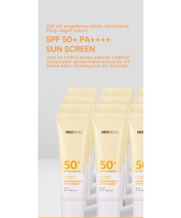 NEXTBEAU Korean Cosmetics Intensive Brightening Sunscreen Spf 50 Pa