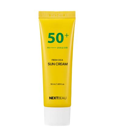 NEXTBEAU Korean Cosmetics Anti-Acne Brightening Cica Sunscreen Spf 50 Pa - Buy Online on GoSupps.com