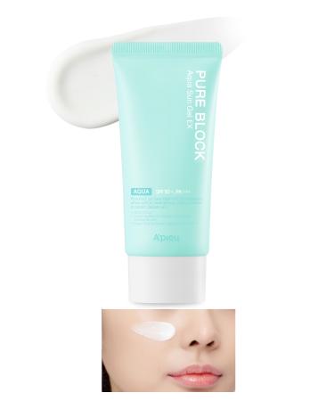 Missha Intensive Moisturizing Waterproof Gel Sunscreen A'PIEU Pure Block Aqua Sun Gel EX SPF50+/PA+++50ml