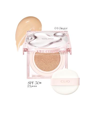 CLIO Intense Moisture and Shine Cushion Kill Cover High-glow Cushion Spf50 Pa (4 GINGER)