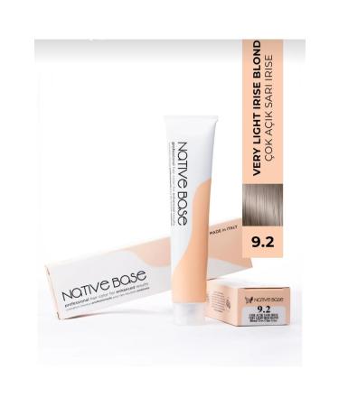 Native Base Hair Dye 9.2 Very Light Blonde Irise 100 ml