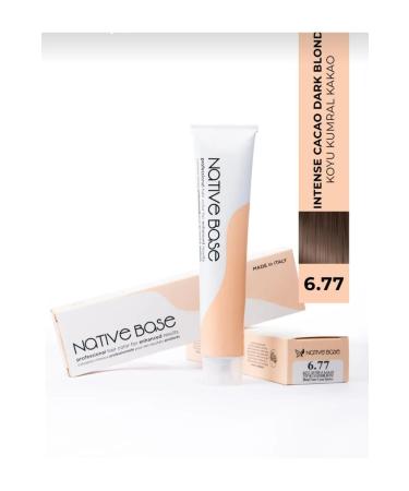 Native Base Hair Dye 6.77 Dark Blonde Cocoa 100 ml