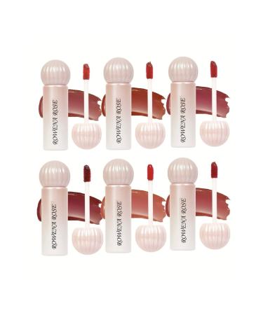 ROWENAROSE Round Tip Wet Lipstick Set Waterproof