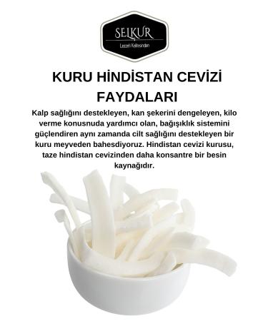 SELKUR Dried Coconut 500gr 1st quality (SLICED) - Buy Online on GoSupps.com